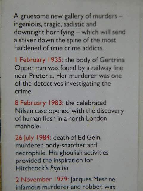 TRUE CRIME DIARY  VOLUME 2  by James Bland   A grim new parade of shocking murders