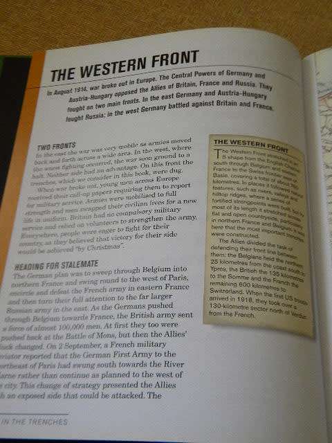 WAR IN THE TRENCHES  World War I  by Simon Adams