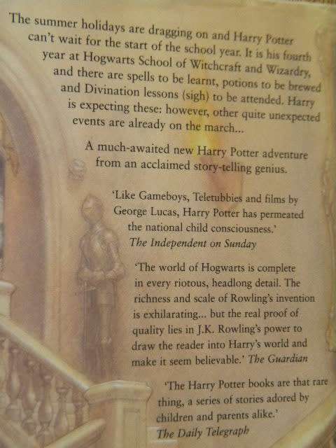 HARRY POTTER AND THE GOBLET OF FIRE  by J. K. Rowling