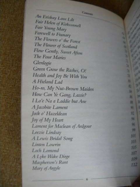 SCOTTISH SONGS - (Includes Flower of Scotland) and SCOTTISH CLANS & TARTANS