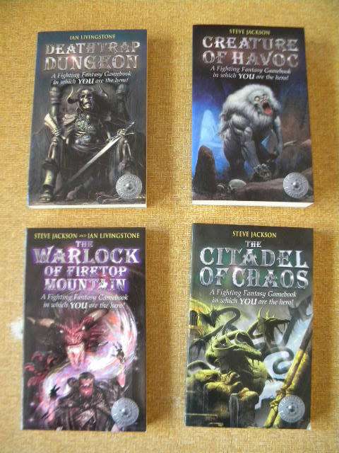 FIGHTING FANTASY  by Steve Jackson and Ian Livingstone  (Paperback Box Set)