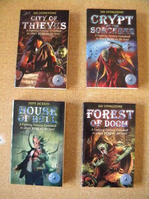 FIGHTING FANTASY  by Steve Jackson and Ian Livingstone  (Paperback Box Set)