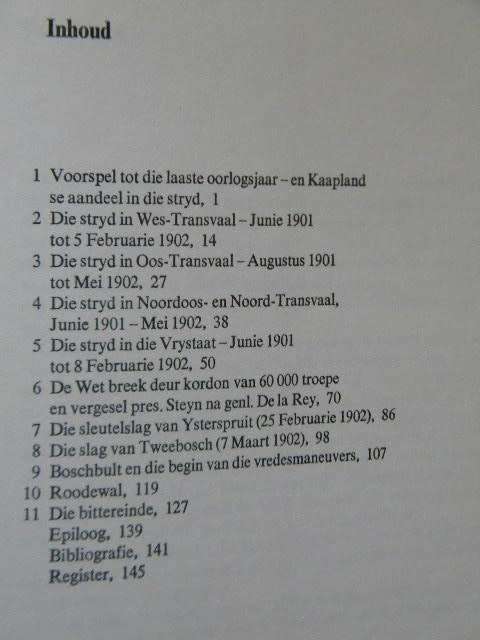 DIE BITTEREINDERS 1901 - 1902  by M. A. Gronum  (Anglo-Boereoorlog)