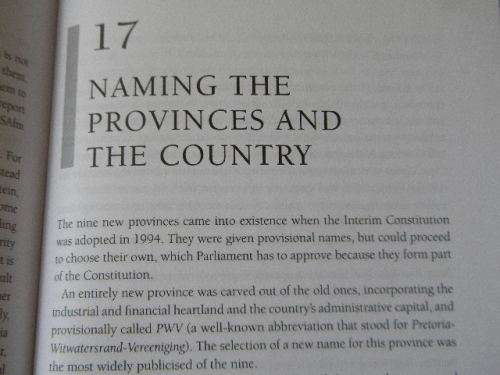 FALLING INTO PLACE  The Story of Modern South African Place Names  by Elwyn Jenkins