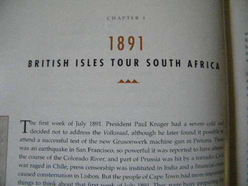 SPRINGBOK RUGBY An illustrated history SA Rugby from 1891 - 1995  by Chris Greyvenstein