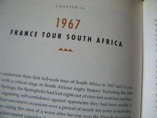 SPRINGBOK RUGBY An illustrated history SA Rugby from 1891 - 1995  by Chris Greyvenstein