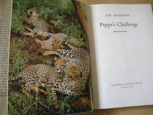2 X JOY ADAMSON:  Pippa`s Challenge  and  Queen of Shaba