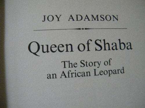 2 X JOY ADAMSON:  Pippa`s Challenge  and  Queen of Shaba