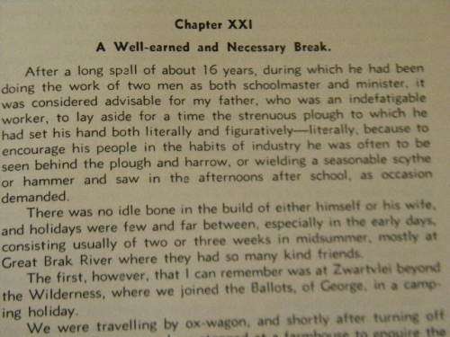 THE STORY OF PACALTSDORP AND SOME REMINISCENCES  by T. A. Anderson