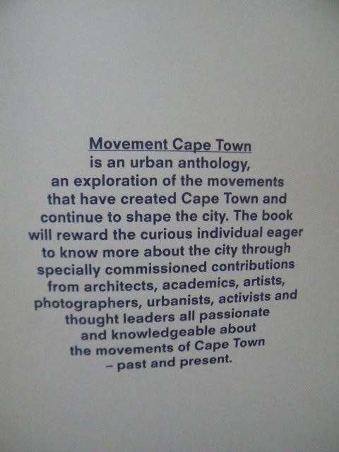MOVEMENT CAPE TOWN  Edited by Zahira Asmal