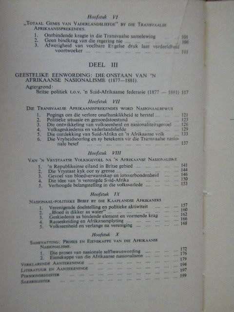 DIE ONTWAKING VAN DIE AFRIKAANSE NASIONALE BEWUSSYN 1868 - 1881  deur F. A. van Jaarsveld