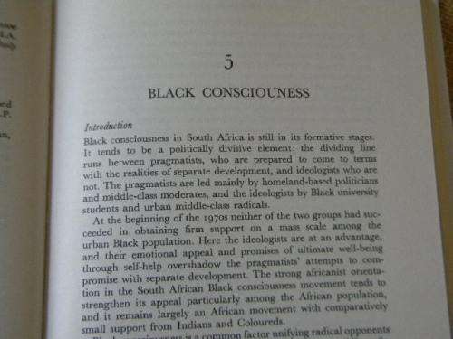 AFRICAN POLITICS IN SOUTH AFRICA 1964 - 1974 Parties and Issues  by D. A. Kotze