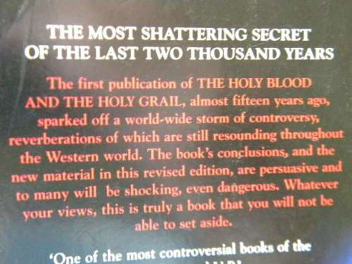 THE HOLY BLOOD AND THE HOLY GRAIL  by M. Baigeny, R. Leigh and H. Lincoln