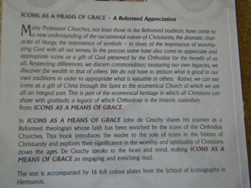 ICONS as means of grace  by John W. de Gruchy