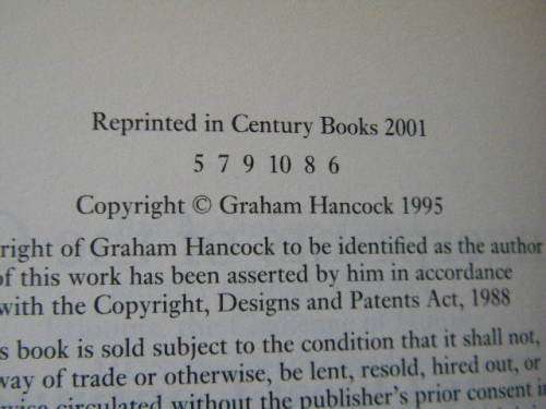 FINGERPRINTS OF THE GODS  The quest continues  by Graham Hancock