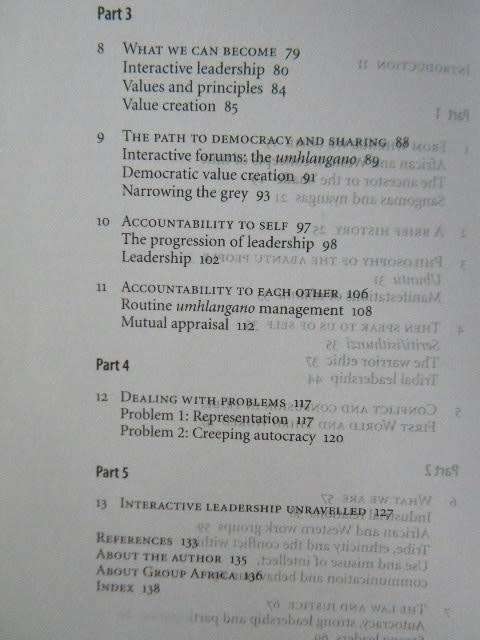 THE AFRICAN WAY THE power of interactive leadership by Mike Boon