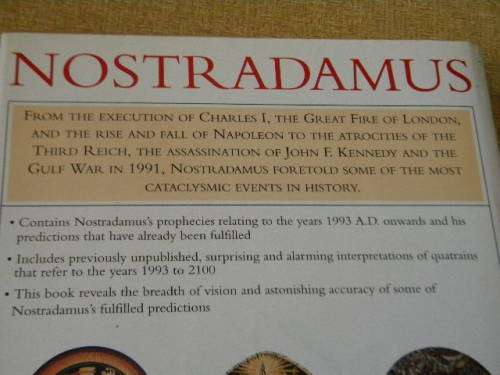 NOSTRADAMUS  Prophecies Fulfilled and Predictions for the Millennium and Beyond  by Francis X. King