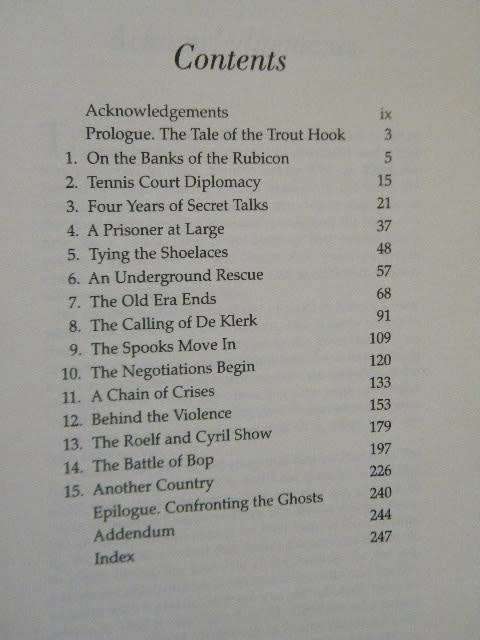 TOMORROW IS ANOTHER COUNTRY  The inside story of South Africa`s road to change  by Allister Sparks