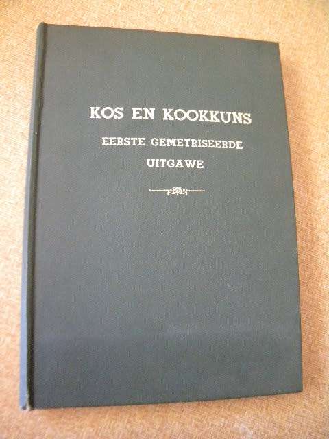 KOS EN KOOKKUNS  EERSTE GEMETRISEERDE UITGAWE