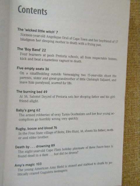 BAD KIDS  South African youngsters who rob and kill  by Chris Karsten  (True Crime)