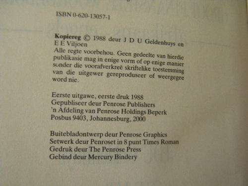 HIGH FINANCE DICTIONARY / GROOT FINANSIELE WOORDEBOEK  deur Geldenhuys en Viljoen