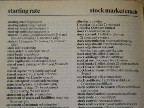 HIGH FINANCE DICTIONARY / GROOT FINANSIELE WOORDEBOEK  deur Geldenhuys en Viljoen