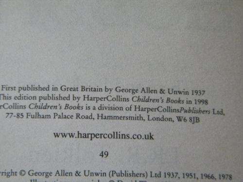 THE HOBBIT Prelude to The Lord of the Rings  by J.R.R. Tolkien