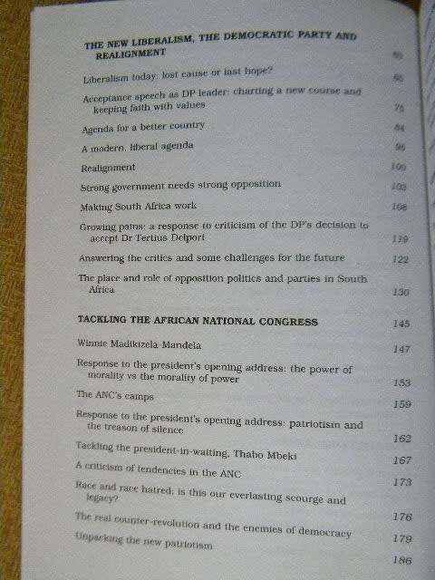 HOPE and FEAR  Reflections of a democrat  - TONY LEON  Edited by David Welsh