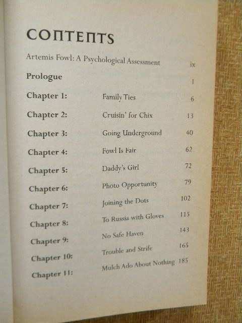 ARTEMIS FOWL The Arctic Incident by Eoin Colfer