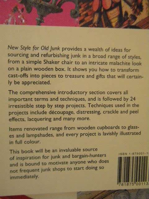 NEW STYLE FOR OLD JUNK  by Julie Collins  Creative ideas and contemporary ideas