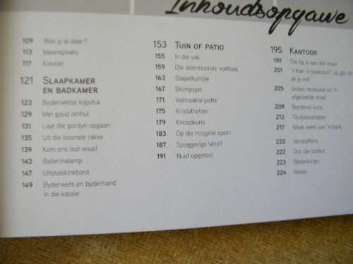 OUGOED WORD HOUGOED  deur Misi Overturf  Foto`s: Adriaan Oosthuizen  ( 50 Upcycling-Projekte)