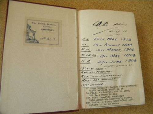 MARK AND ARK WORKING EXPLAINED  by Herbert F. Inman