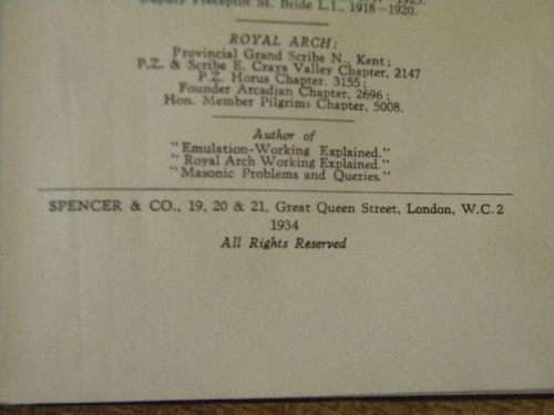 MARK AND ARK WORKING EXPLAINED  by Herbert F. Inman