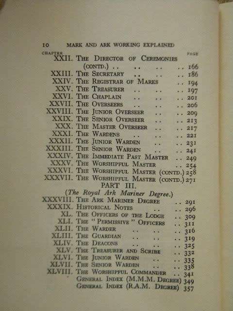 MARK AND ARK WORKING EXPLAINED  by Herbert F. Inman