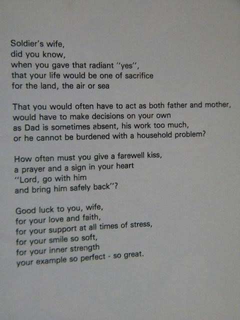 THE SOLIER`S WIFE  Printed by 1 MilitaryPrinting Unit+