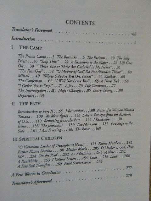 FATHER ARSENY 1893 - 1973 Priest, Prisoner, Spiritual Father Translated: Vera Bouteneff