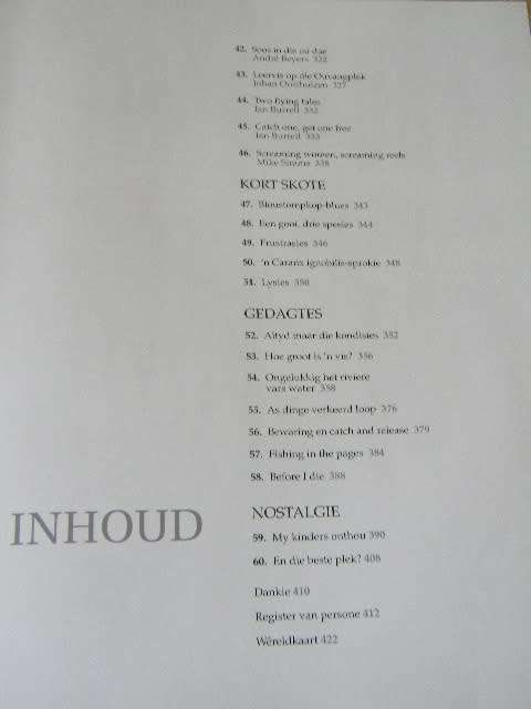 WAARAAN EK DINK AS EK TERUGDINK  (Visvangherinneringe)  deur Piet Beyers