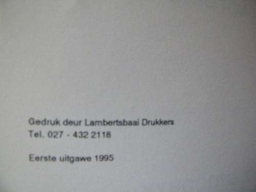 VAN WATERDRINKPLEK TOT VAKANSIEOORD  Gesk. van Strandfontein  deur Maritz Broodryk