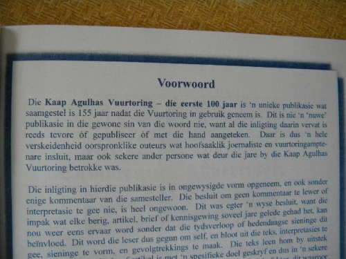 CAPE AGULHAS 1849 - 1949  by Jeannette Grobbelaar