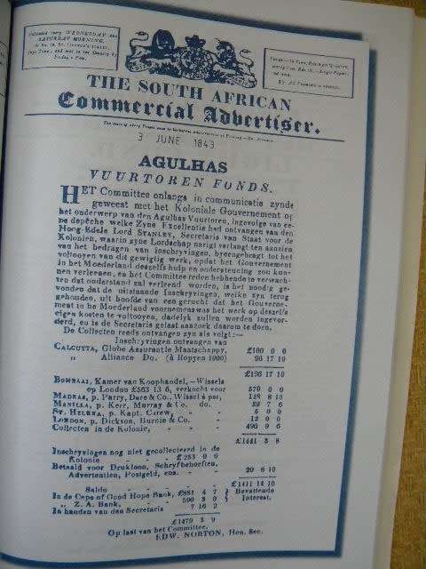 CAPE AGULHAS 1849 - 1949  by Jeannette Grobbelaar