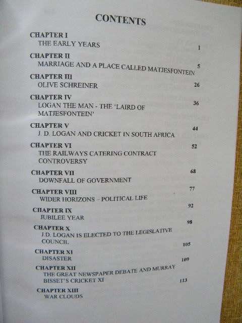 LOGAN`S WAY  by Robert N. Toms  Life and Times of J.D. Logan and Matjiesfontein