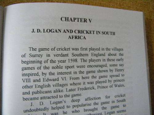 LOGAN`S WAY  by Robert N. Toms  Life and Times of J.D. Logan and Matjiesfontein