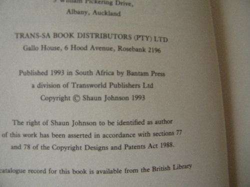 STRANGE DAYS INDEED by Shaun Johnson  (Tales from old and nearly new South Africa)