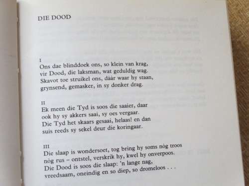 UYS KRIGE: VERSAMELDE GEDIGTE  Versorg deur J. C. Kannemeyer