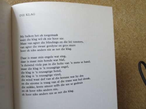 UYS KRIGE: VERSAMELDE GEDIGTE  Versorg deur J. C. Kannemeyer