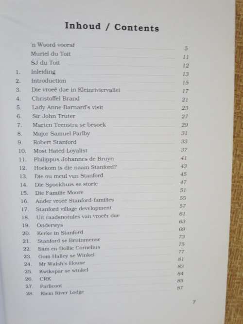 STANFORD STORIES  Die Vertellinge oor Stanford: 1729 - 1995