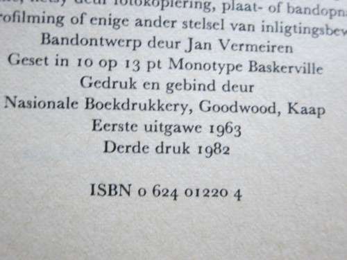 POLFYTJIES VIR DIE PROE  deur C. Louis Leipoldt