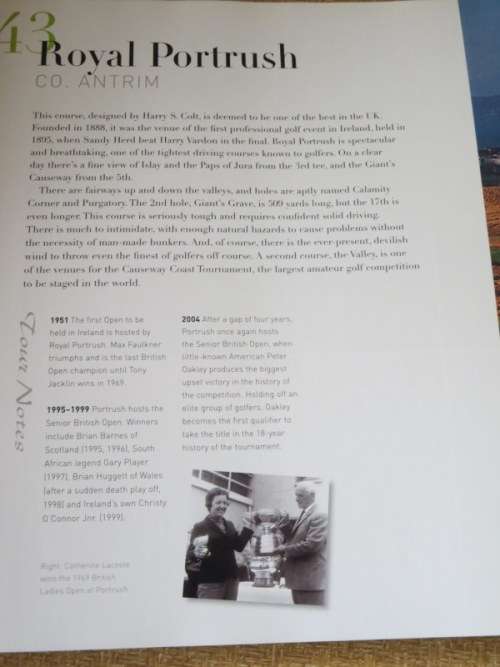 THE GOLF TOUR: GREAT BRITAIN and IRELAND (Guide to 43 major courses