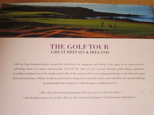 THE GOLF TOUR: GREAT BRITAIN and IRELAND (Guide to 43 major courses