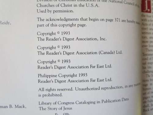 READER`S DIGEST:  THE STORY OF JESUS
